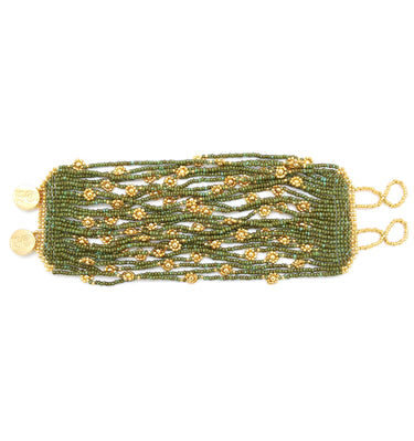 Brazalete cosecha 25 hilos dorado